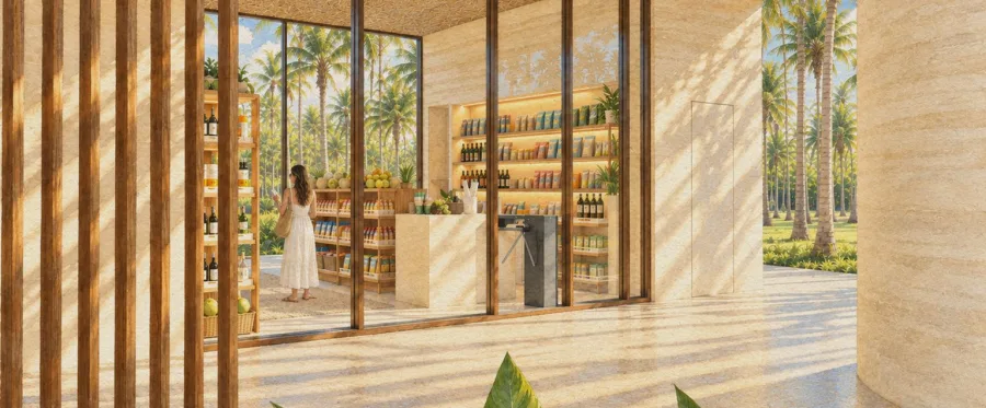 Aquarela da conveniência da portaria