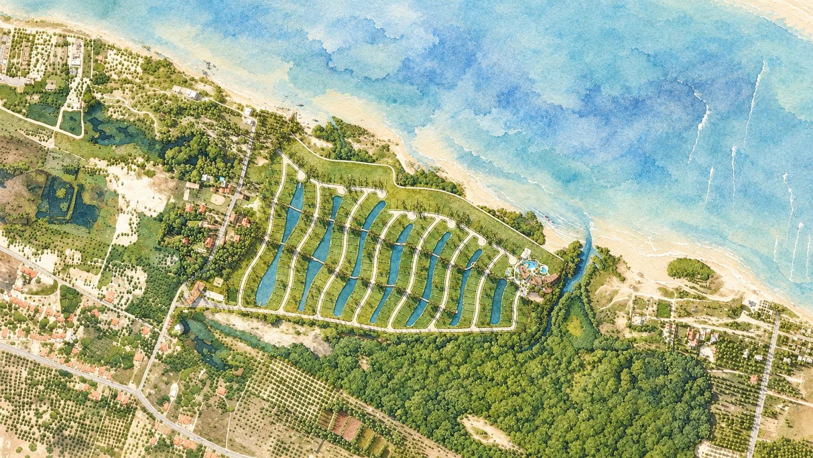 Masterplan do Vila da Ilha · imagem ilustrativa